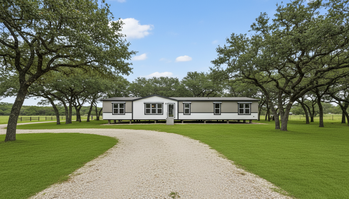 Legacy Ranch manufactured home on Texas Hill Country acreage